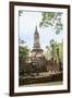 Buddhist chedi (stupa) and temple in Si Satchanalai Historical Park, Sukhothai, UNESCO World Herita-Alex Robinson-Framed Photographic Print