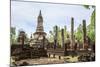 Buddhist chedi (stupa) and temple in Si Satchanalai Historical Park, Sukhothai, UNESCO World Herita-Alex Robinson-Mounted Photographic Print