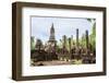 Buddhist chedi (stupa) and temple in Si Satchanalai Historical Park, Sukhothai, UNESCO World Herita-Alex Robinson-Framed Photographic Print