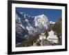 Buddhist Chorten, Thame, Solu Khumbu Everest Region, Sagarmatha National Park, Himalayas-Christian Kober-Framed Photographic Print