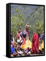 Buddhist Festival (Tsechu), Haa Valley, Bhutan-Angelo Cavalli-Framed Stretched Canvas