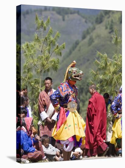 Buddhist Festival (Tsechu), Haa Valley, Bhutan-Angelo Cavalli-Stretched Canvas