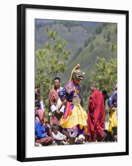 Buddhist Festival (Tsechu), Haa Valley, Bhutan-Angelo Cavalli-Framed Photographic Print