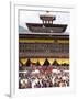 Buddhist Festival (Tsechu), Trashi Chhoe Dzong, Thimphu, Bhutan-Angelo Cavalli-Framed Photographic Print
