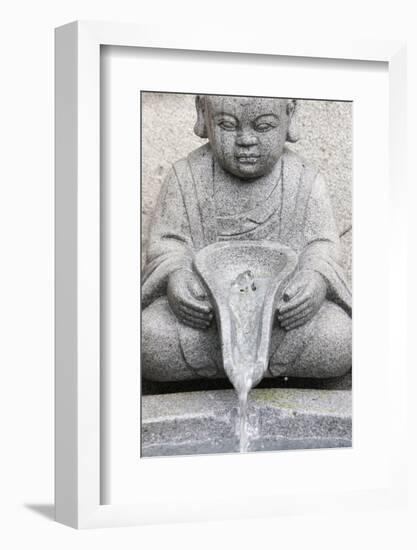 Buddhist fountain, Bongeunsa temple, Seoul, South Korea-Godong-Framed Photographic Print