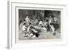 Buddhist Girls' School in Rangoon-null-Framed Giclee Print