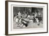 Buddhist Girls' School in Rangoon-null-Framed Giclee Print