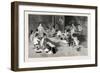 Buddhist Girls' School in Rangoon-null-Framed Giclee Print