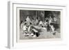 Buddhist Girls' School in Rangoon-null-Framed Giclee Print