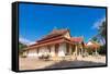 Buddhist Monastery, Luang Namtha Province, Laos, Indochina, Southeast Asia-Jan Miracky-Framed Stretched Canvas