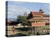 Buddhist Monastery on Inle Lake, Shan State, Myanmar (Burma)-Julio Etchart-Stretched Canvas