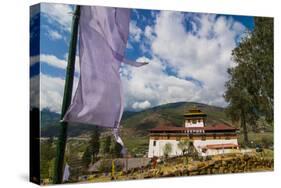 Buddhist Monastery, Paro, Bhutan-Michael Runkel-Stretched Canvas