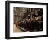 Buddhist Monk Approaching South Gate, Angkor Thom, Angkor, Cambodia, Indochina-Andrew Mcconnell-Framed Photographic Print