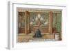 Buddhist Monk in a Pagoda of an Imperial Palace, China-null-Framed Giclee Print