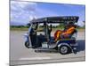 Buddhist Monk in a Tuk Tuk Taxi, Chiang Mai, Northern Thailand, Asia-Gavin Hellier-Mounted Photographic Print