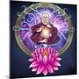 Buddhist Monk Nirvana-FlyLand Designs-Mounted Giclee Print