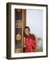 Buddhist Monk, Punakha Dzong, Punakha, Bhutan-Angelo Cavalli-Framed Photographic Print