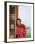 Buddhist Monk, Punakha Dzong, Punakha, Bhutan-Angelo Cavalli-Framed Photographic Print