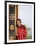 Buddhist Monk, Punakha Dzong, Punakha, Bhutan-Angelo Cavalli-Framed Photographic Print