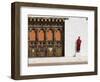 Buddhist Monk, Punakha Dzong, Punakha, Bhutan-Angelo Cavalli-Framed Photographic Print