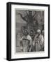 Buddhist Monks at the Entrance to Ku-Shan Monastery-Richard Caton Woodville II-Framed Giclee Print