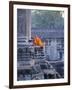 Buddhist Monks at the Temple Complex of Angkor Wat, Angkor, Siem Reap, Cambodia, Indochina, Asia-Bruno Morandi-Framed Photographic Print