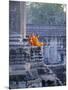 Buddhist Monks at the Temple Complex of Angkor Wat, Angkor, Siem Reap, Cambodia, Indochina, Asia-Bruno Morandi-Mounted Photographic Print