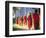 Buddhist Monks Bearing Alms, Burma-Peter Adams-Framed Photographic Print