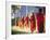 Buddhist Monks Bearing Alms, Burma-Peter Adams-Framed Photographic Print