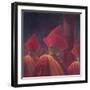 Buddhist Monks, Bhutan, 2012-Lincoln Seligman-Framed Giclee Print