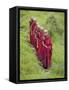 Buddhist Monks from Karchu Dratsang Monastery, Jankar, Bumthang, Bhutan-Angelo Cavalli-Framed Stretched Canvas