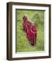 Buddhist Monks from Karchu Dratsang Monastery, Jankar, Bumthang, Bhutan-Angelo Cavalli-Framed Photographic Print