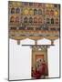 Buddhist Monks, Paro Dzong, Paro, Bhutan, Asia-Angelo Cavalli-Mounted Photographic Print