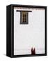 Buddhist Monks, Paro Dzong, Paro, Bhutan-Angelo Cavalli-Framed Stretched Canvas