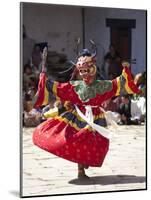 Buddhist Monks Performing Masked Dance During the Gangtey Tsechu at Gangte Goemba, Gangte, Phobjikh-Lee Frost-Mounted Photographic Print