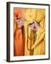 Buddhist Monks Praying, Thiais, Val De Marne, France, Europe-null-Framed Photographic Print