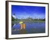 Buddhist Monks Standing in Front of Angkor Wat, Siem Reap, Cambodia-Gavin Hellier-Framed Photographic Print