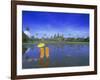Buddhist Monks Standing in Front of Angkor Wat, Siem Reap, Cambodia-Gavin Hellier-Framed Photographic Print