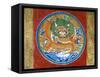 Buddhist mural inside the grotto, Mati Temple Scenic Area. Zhangye, Gansu Province, China.-Keren Su-Framed Stretched Canvas