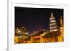 Buddhist Nanchang Nanchang Temple Pagoda Tower Wuxi Jiangsu Province, China-William Perry-Framed Photographic Print