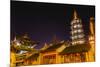 Buddhist Nanchang Nanchang Temple Pagoda Tower Wuxi Jiangsu Province, China-William Perry-Mounted Photographic Print