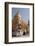 Buddhist Nun Meditating by Gold Stupa, Shwezigon Paya (Pagoda), Nyaung U-Stephen Studd-Framed Photographic Print