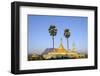 Buddhist Pagoda in a Karstic Landscape, Hpa An, Kayin State (Karen State), Myanmar (Burma), Asia-Nathalie Cuvelier-Framed Photographic Print