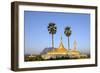 Buddhist Pagoda in a Karstic Landscape, Hpa An, Kayin State (Karen State), Myanmar (Burma), Asia-Nathalie Cuvelier-Framed Photographic Print