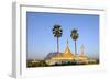 Buddhist Pagoda in a Karstic Landscape, Hpa An, Kayin State (Karen State), Myanmar (Burma), Asia-Nathalie Cuvelier-Framed Photographic Print