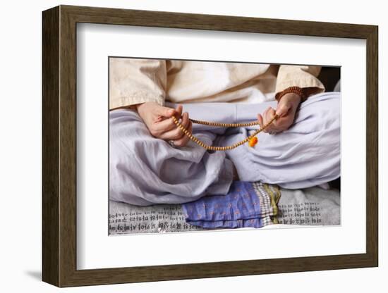 Buddhist prayer beads, Seoul, South Korea-Godong-Framed Photographic Print