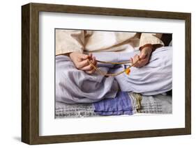 Buddhist prayer beads, Seoul, South Korea-Godong-Framed Photographic Print