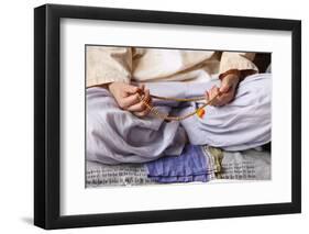 Buddhist prayer beads, Seoul, South Korea-Godong-Framed Photographic Print