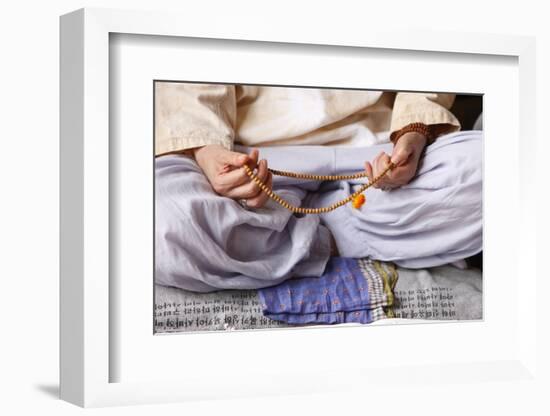 Buddhist prayer beads, Seoul, South Korea-Godong-Framed Photographic Print