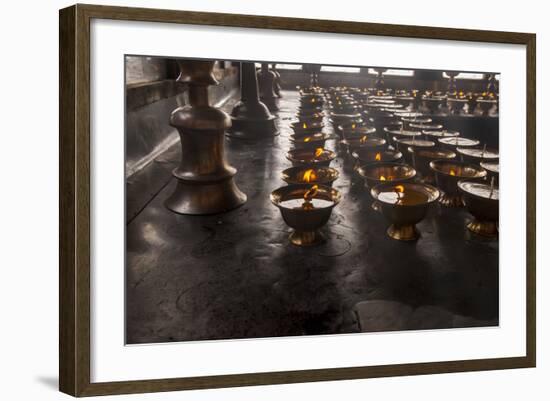 Buddhist Prayer Candles-Howie Garber-Framed Photographic Print